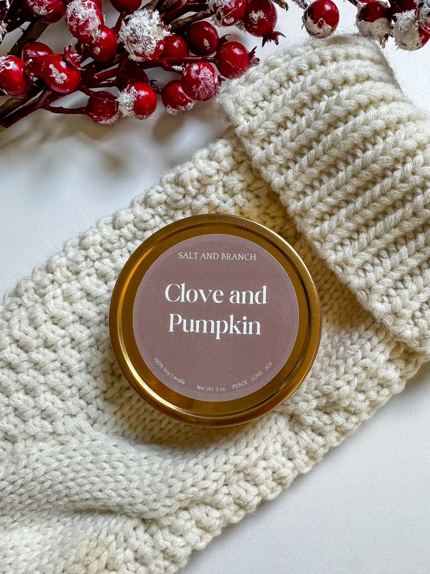 Celebration Collection Gold Candle Tins - Salt and Branch