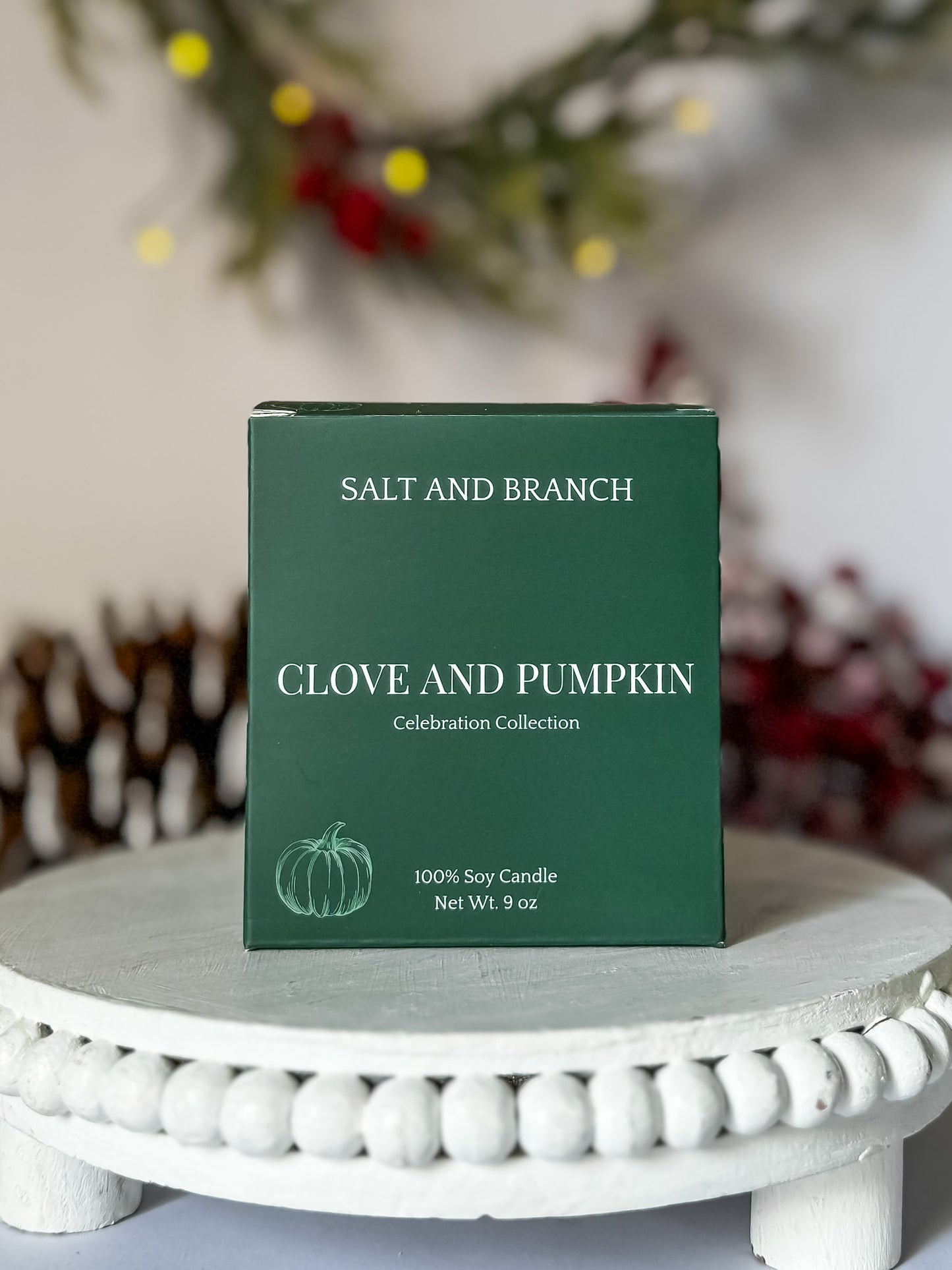 Clove and Pumpkin Soy Candle - Salt and Branch
