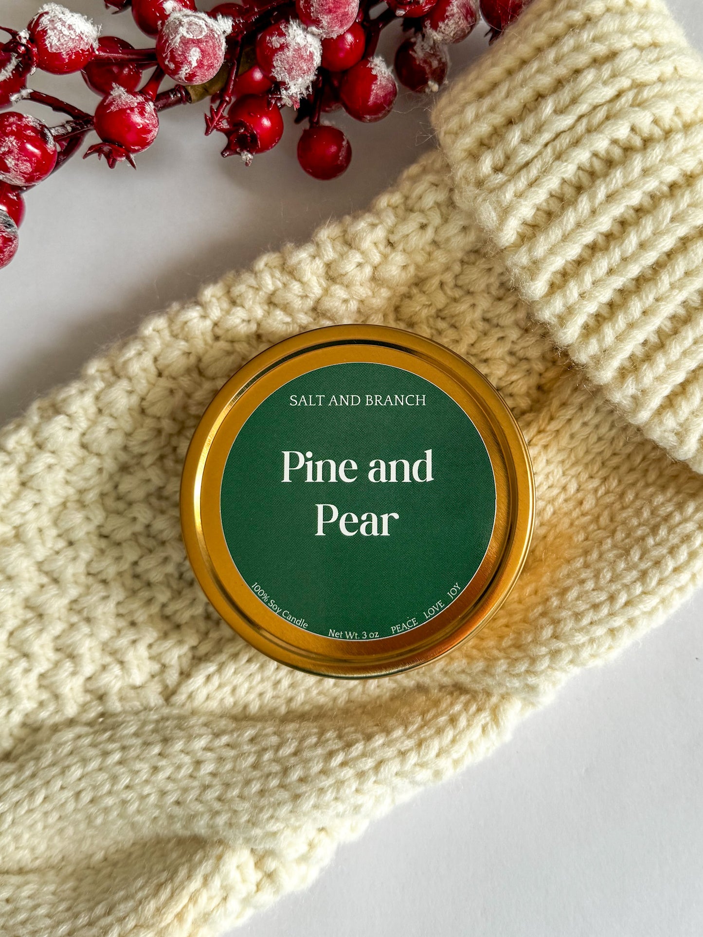 Celebration Collection Gold Candle Tins - Salt and Branch