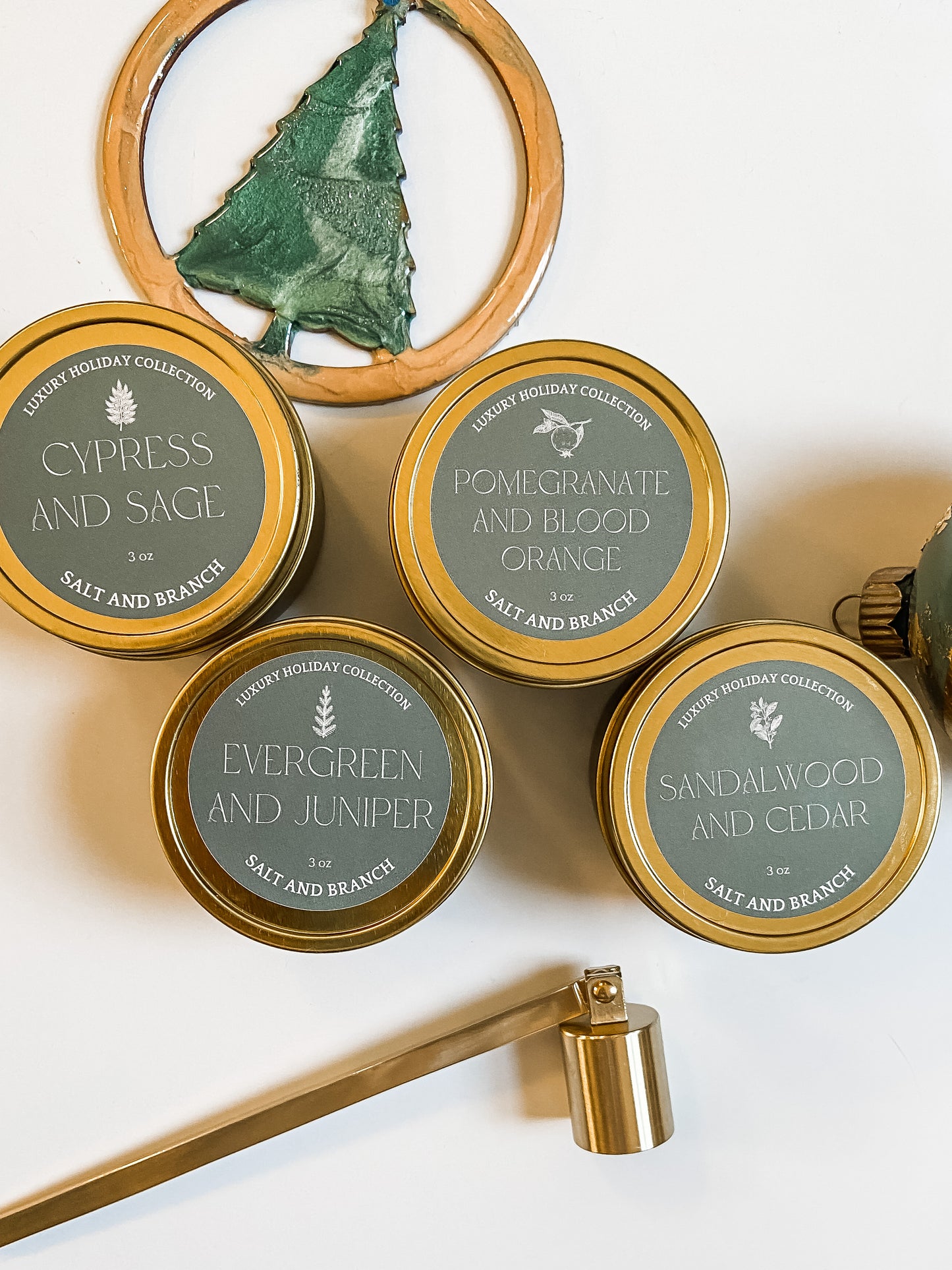 Holiday Gold Travel Tins - Salt and Branch
