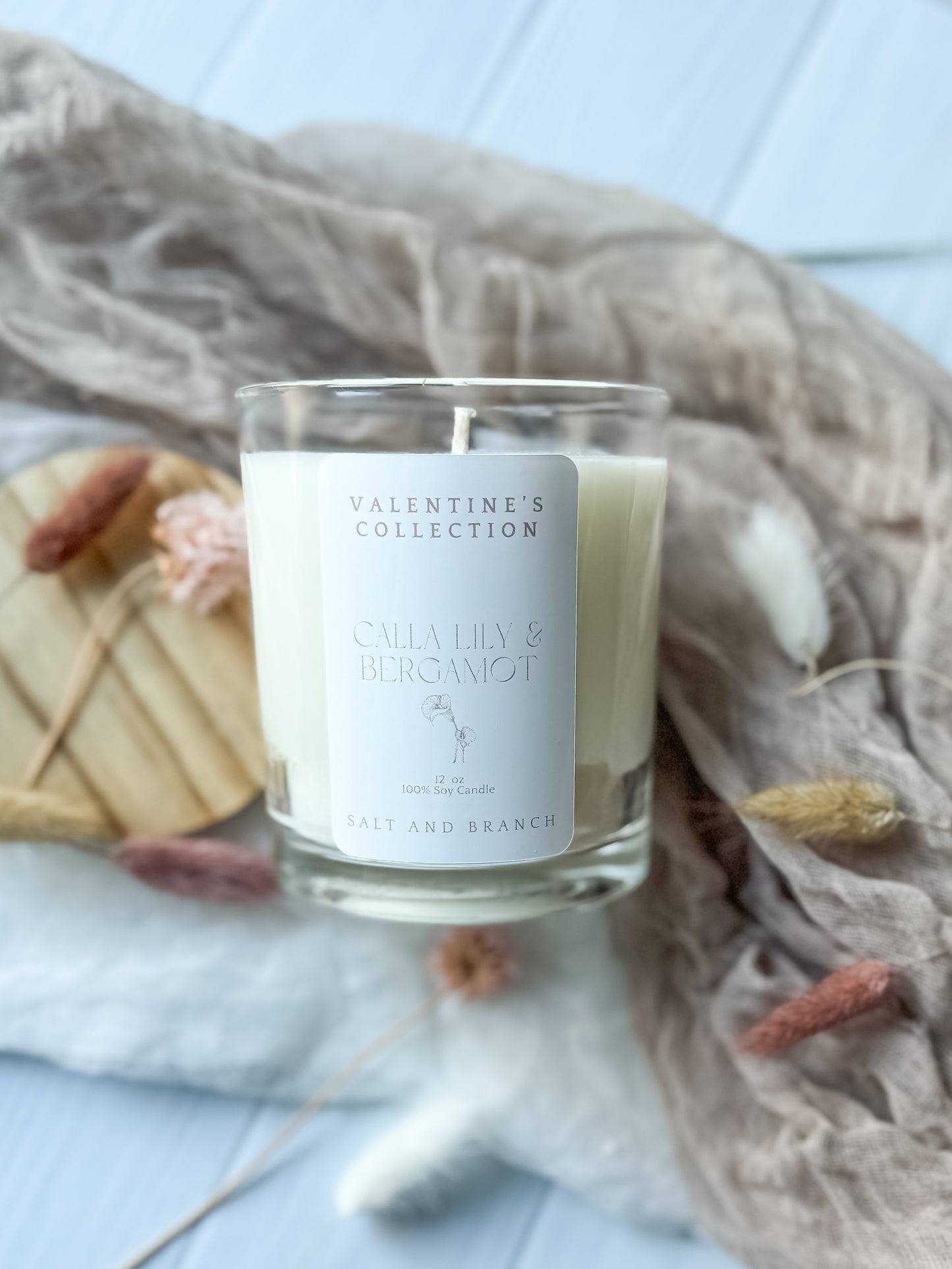 Calla Lily & Bergamot Soy Candle - Salt and Branch