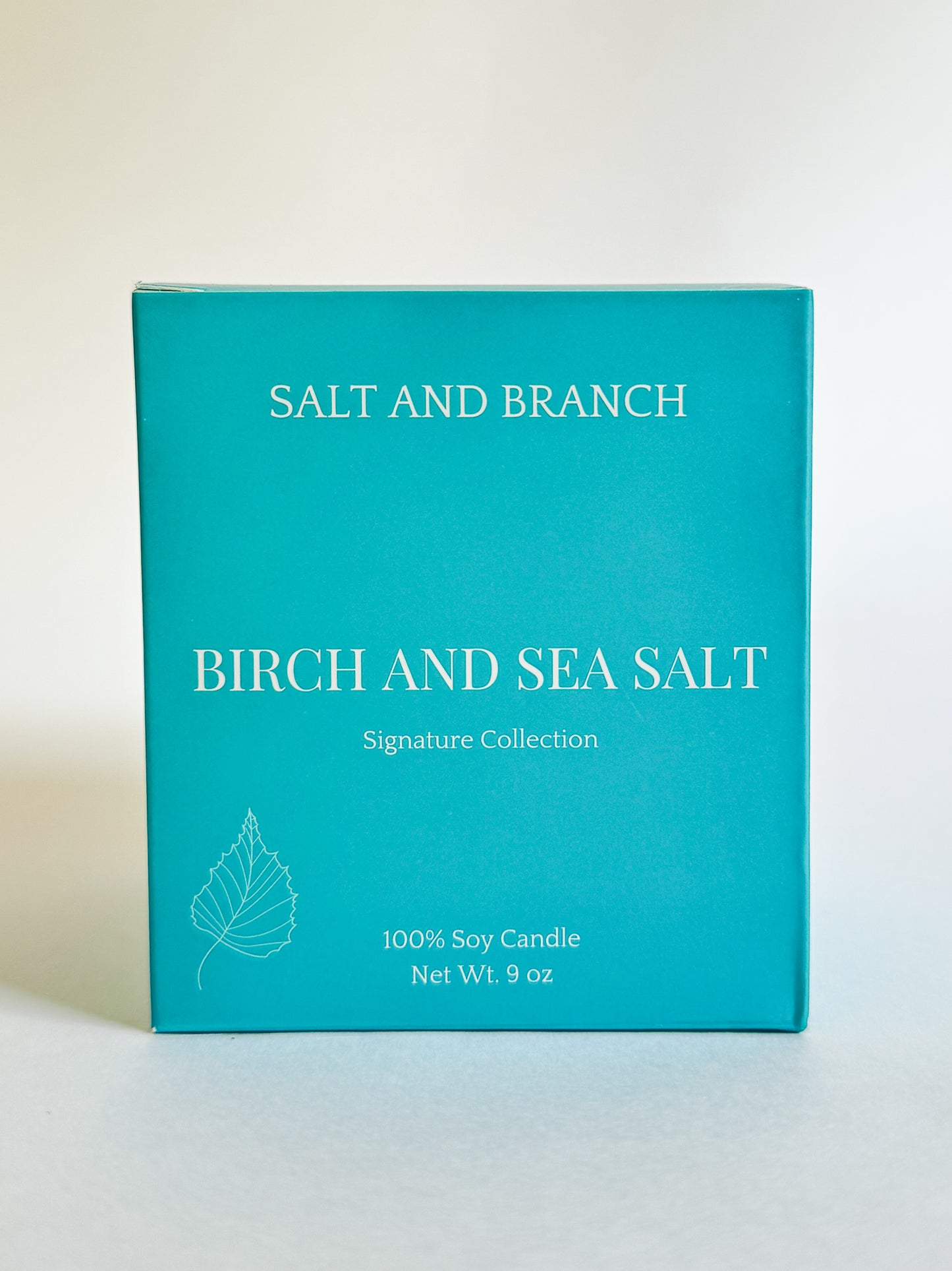 Birch and Sea Salt Soy Candle