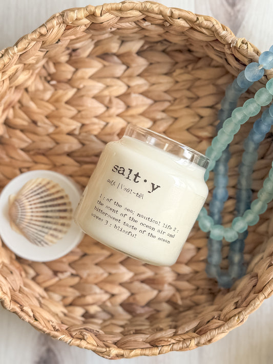 Salty Soy Candle - Salt and Branch