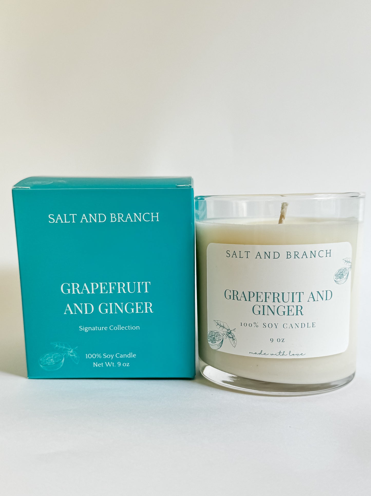 Grapefruit and Ginger Soy Candle