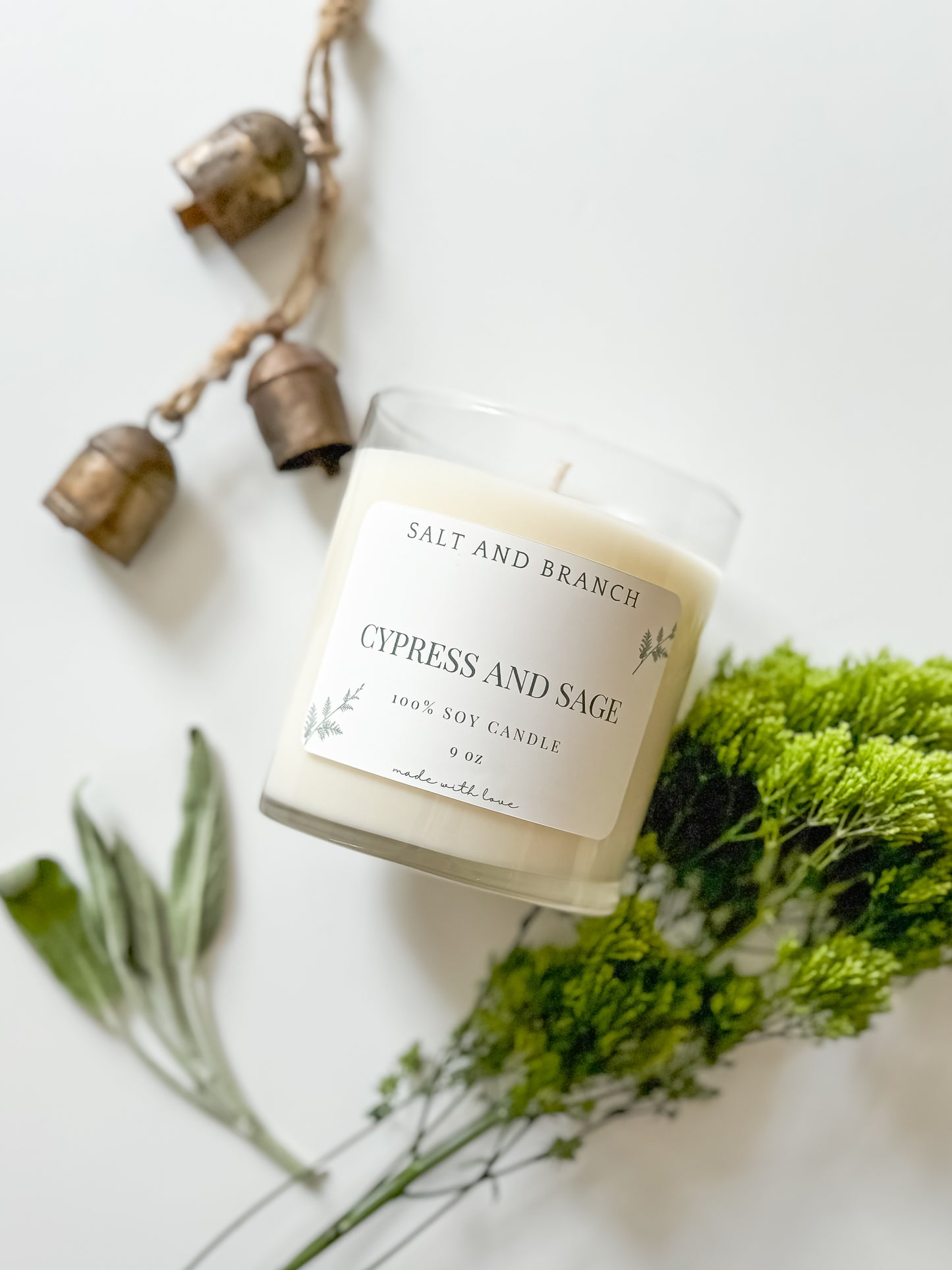 Cypress and Sage Soy Candle