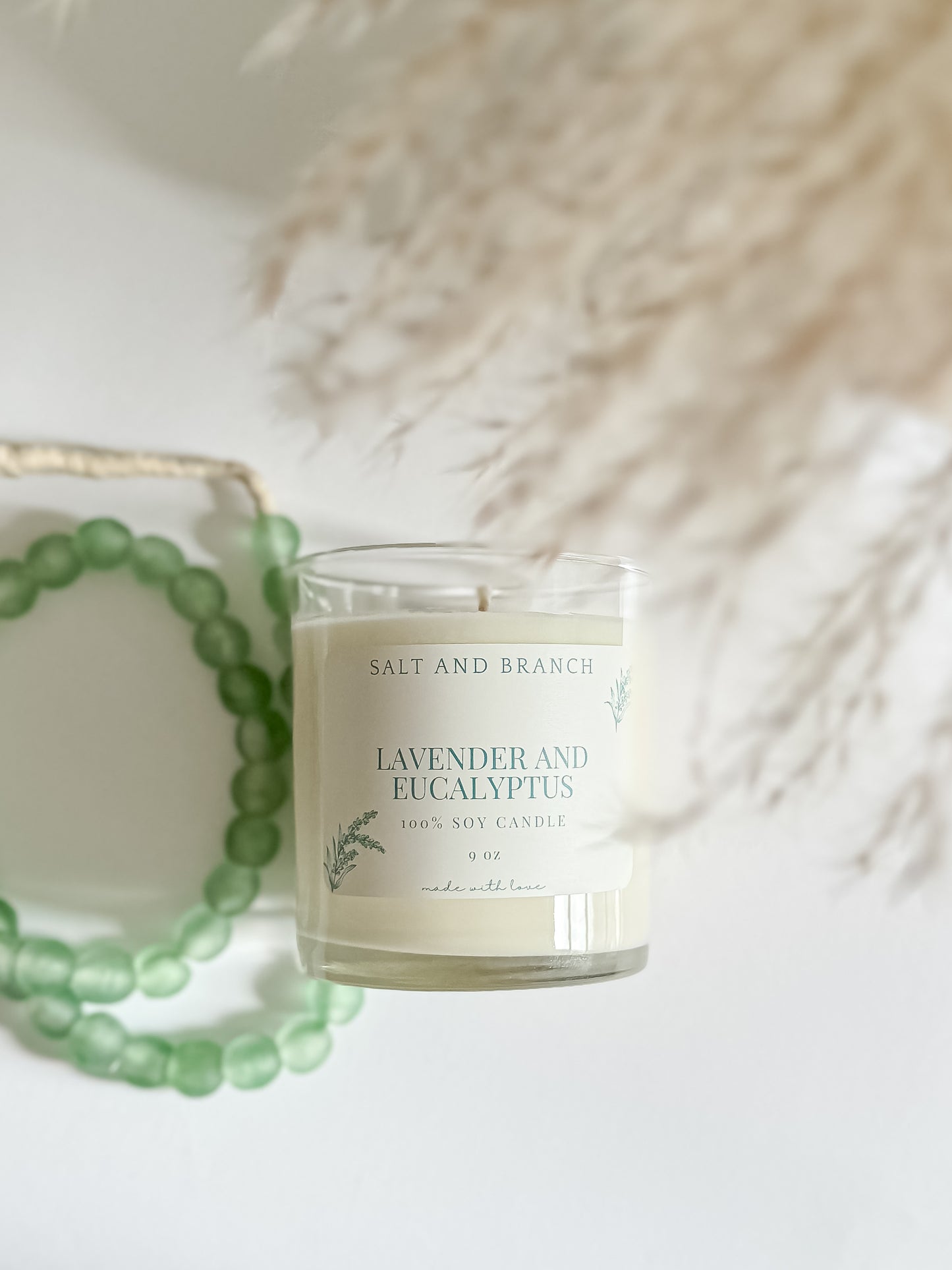 Lavender and Eucalyptus Soy Candle - Salt and Branch