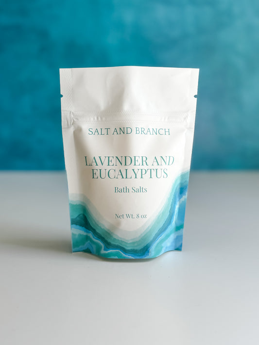 Lavender and Eucalyptus Bath Salts - Salt and Branch