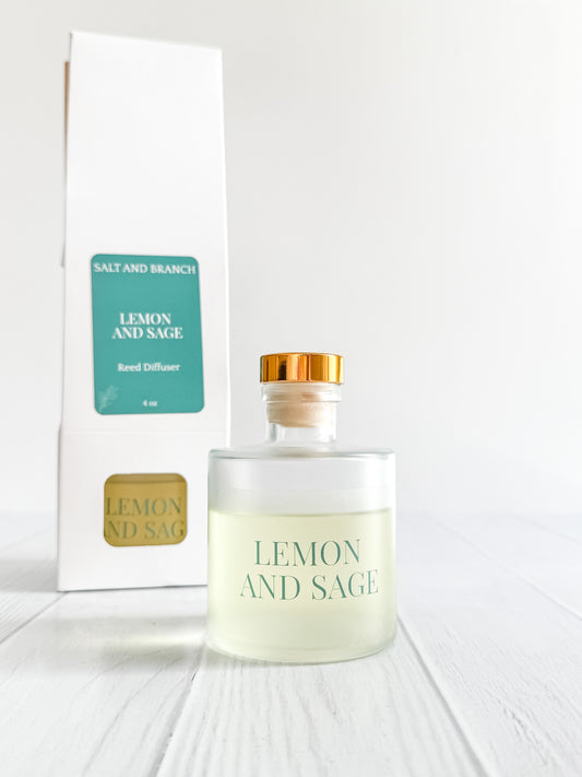 Lemon and Sage Reed Diffuser - Salt and Branch