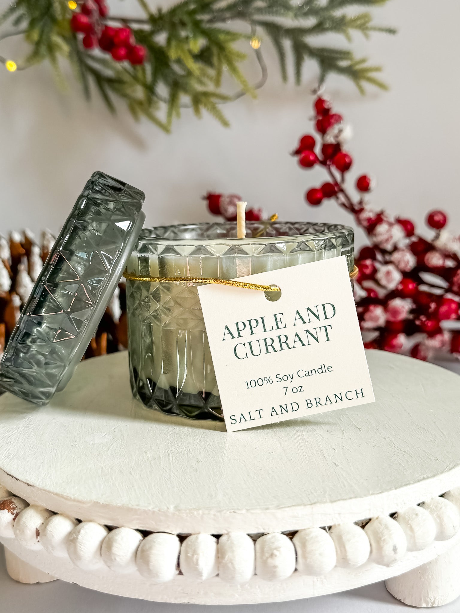 Vintage Style Glass Candles - Salt and Branch