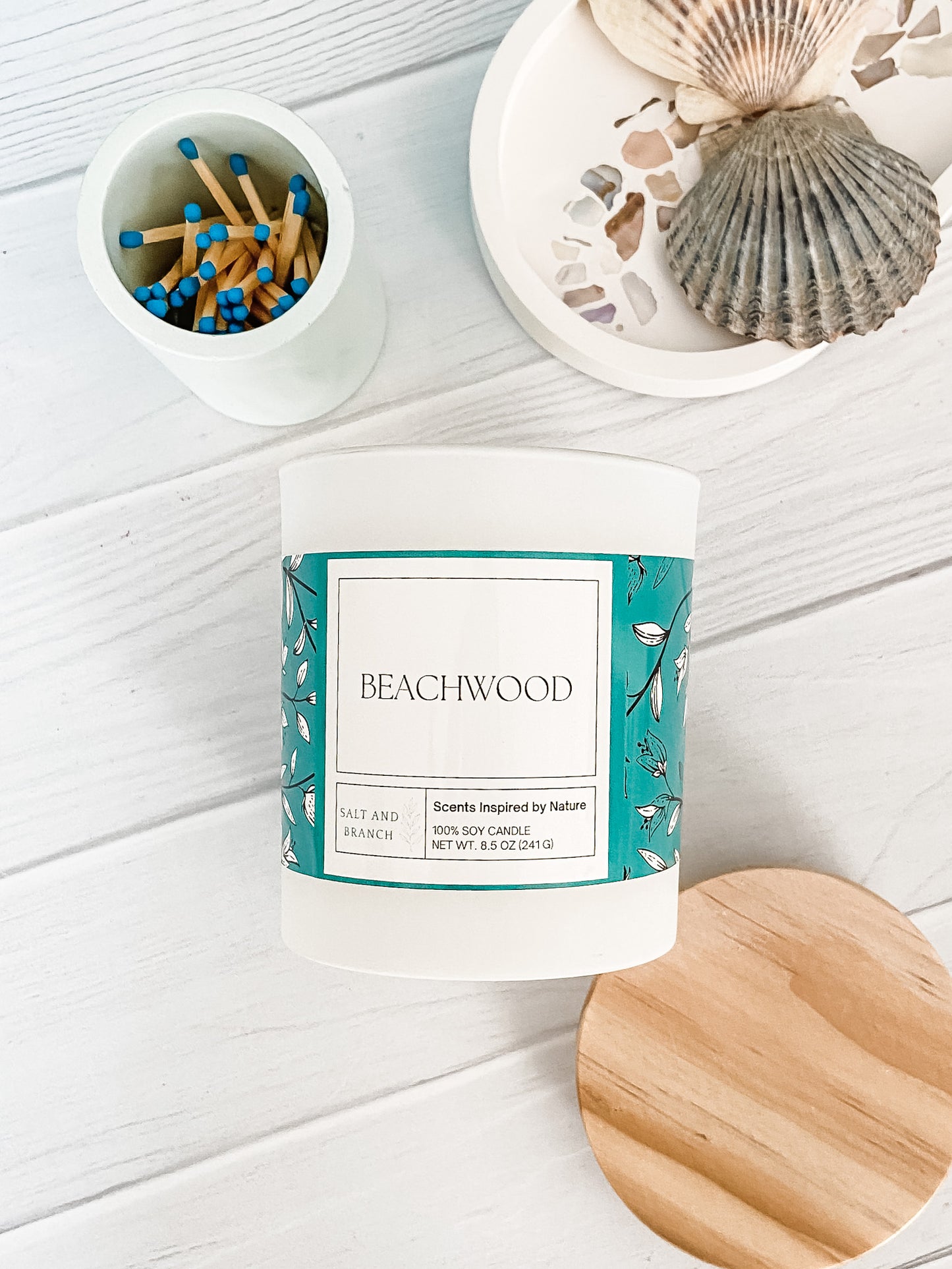 Beachwood Soy Candle - Salt and Branch