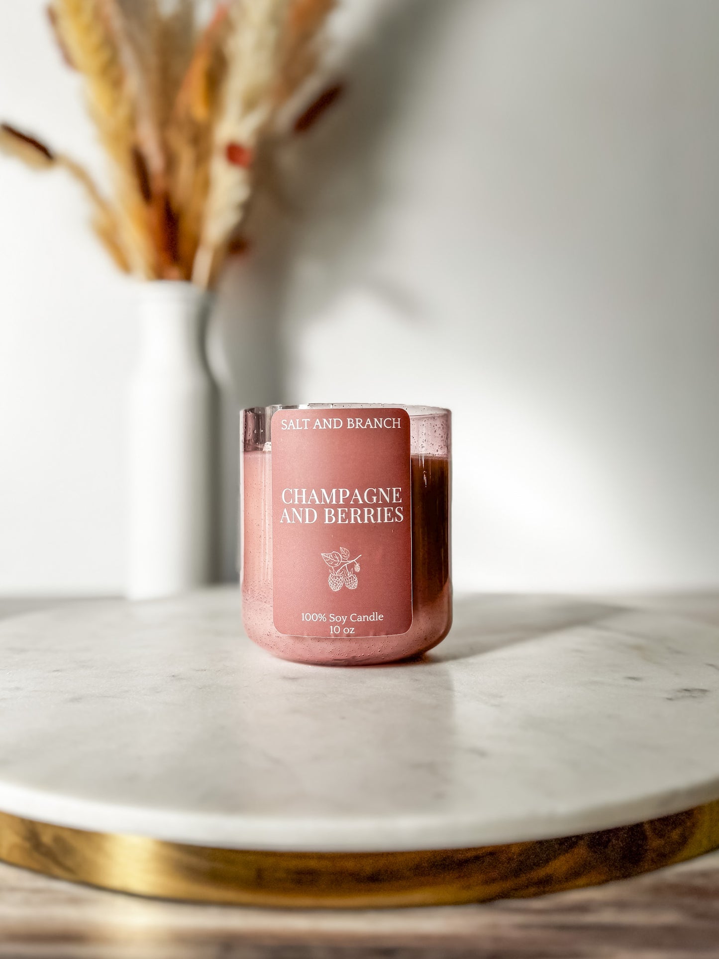 Champagne and Berries Soy Candle