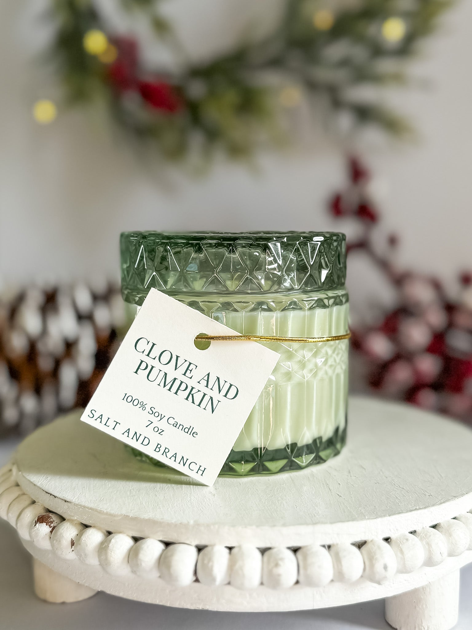 Vintage Style Glass Candles - Salt and Branch