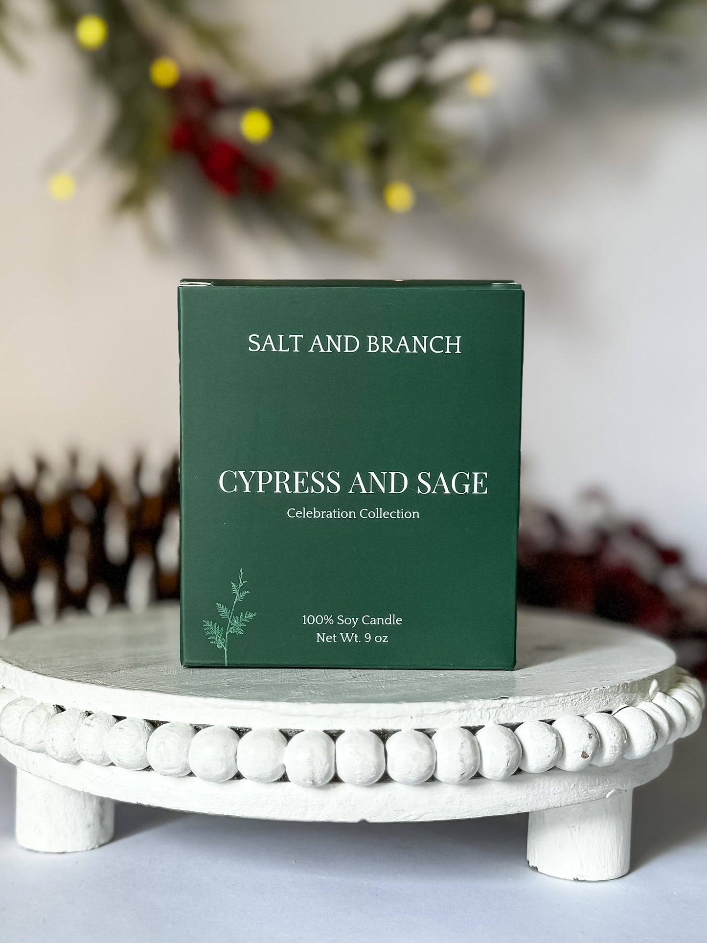 Cypress and Sage Soy Candle