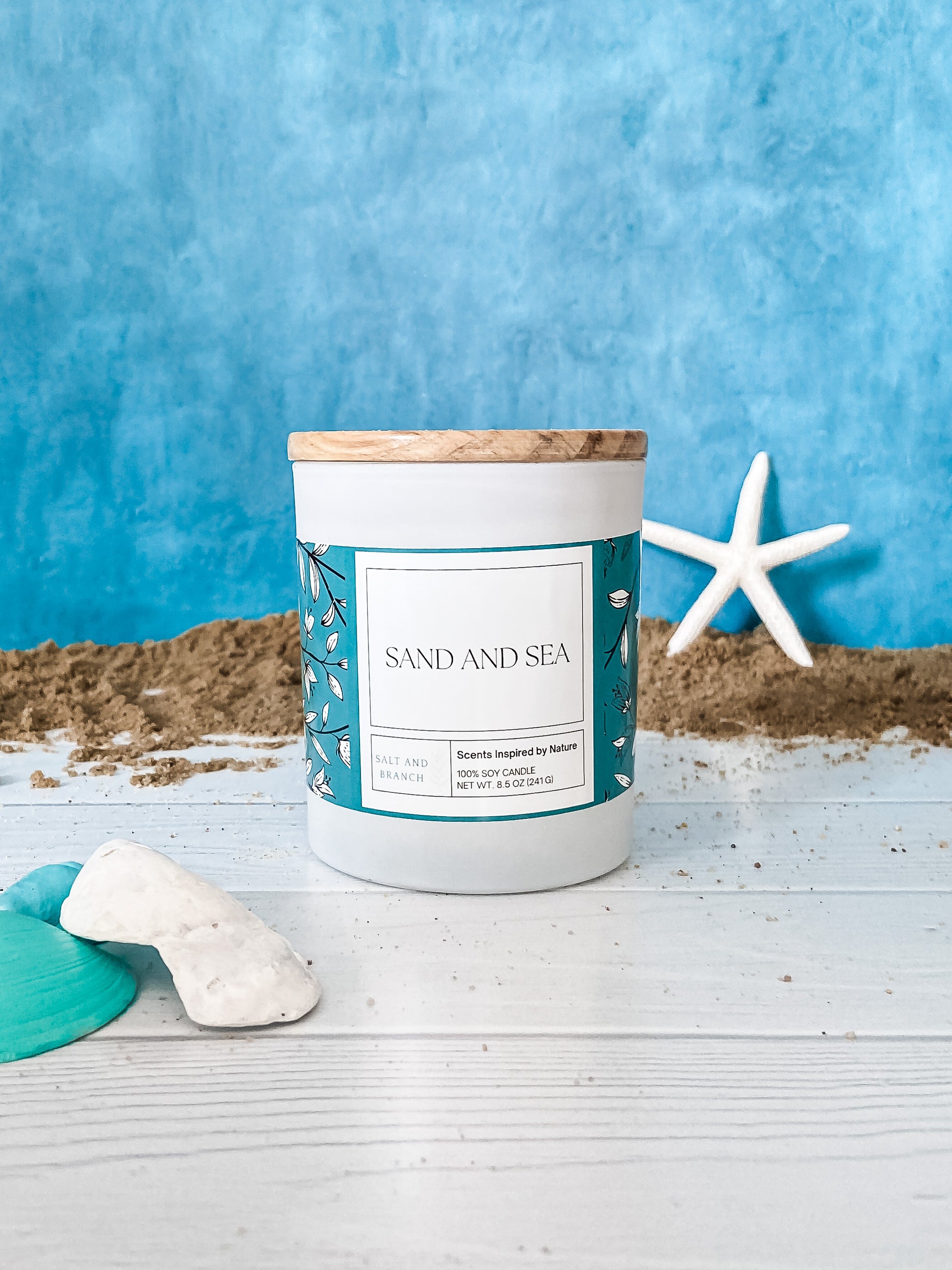 Sand and Sea Soy Candle - Salt and Branch