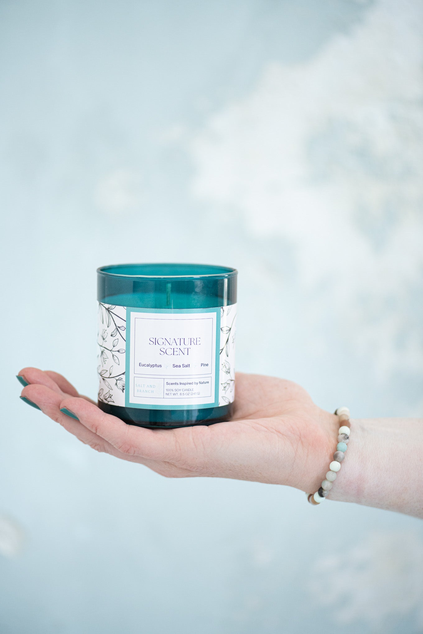 Signature Scent Soy Candle-- Salt and Branch - Salt and Branch