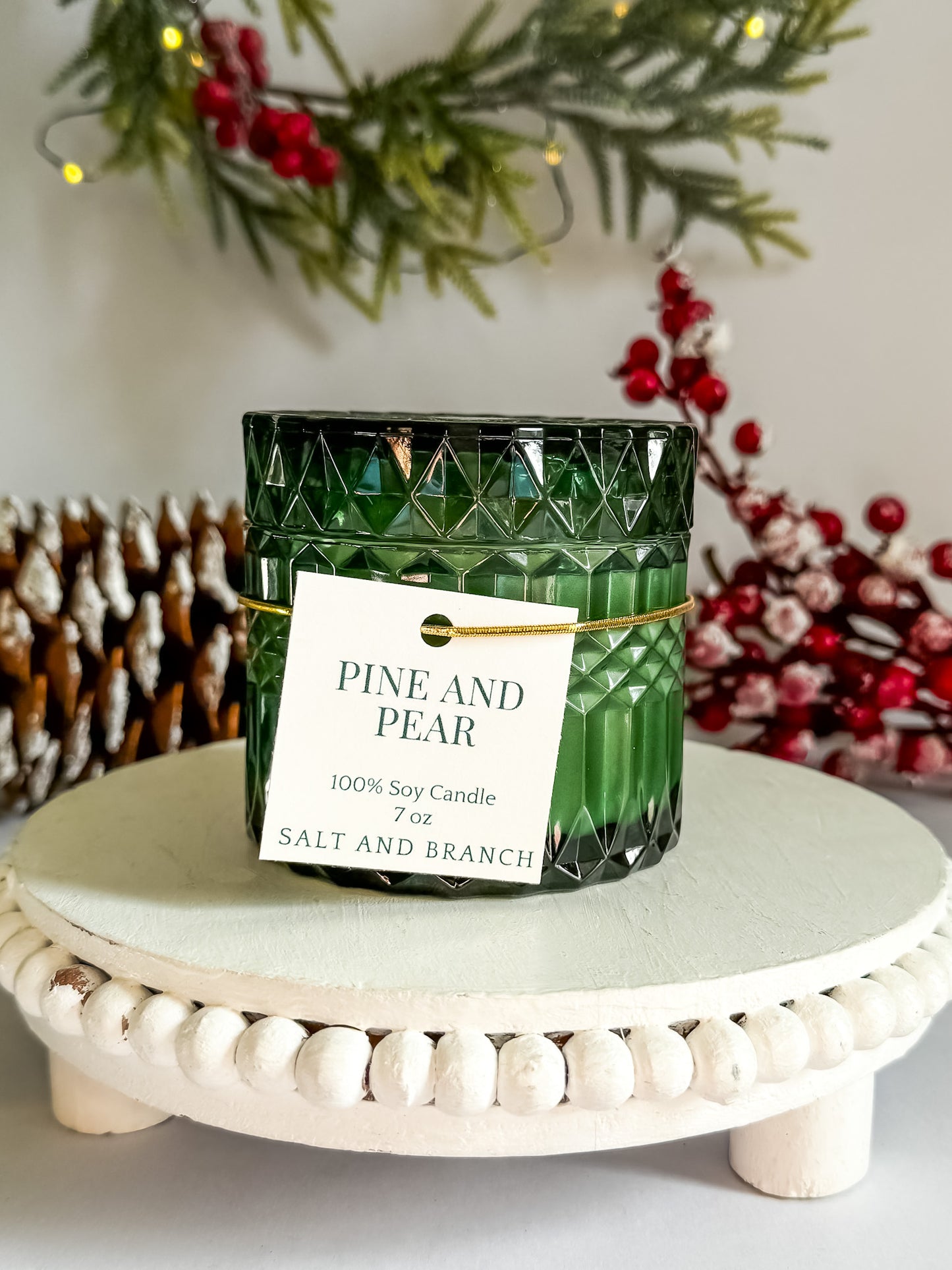 Vintage Style Glass Candles - Salt and Branch