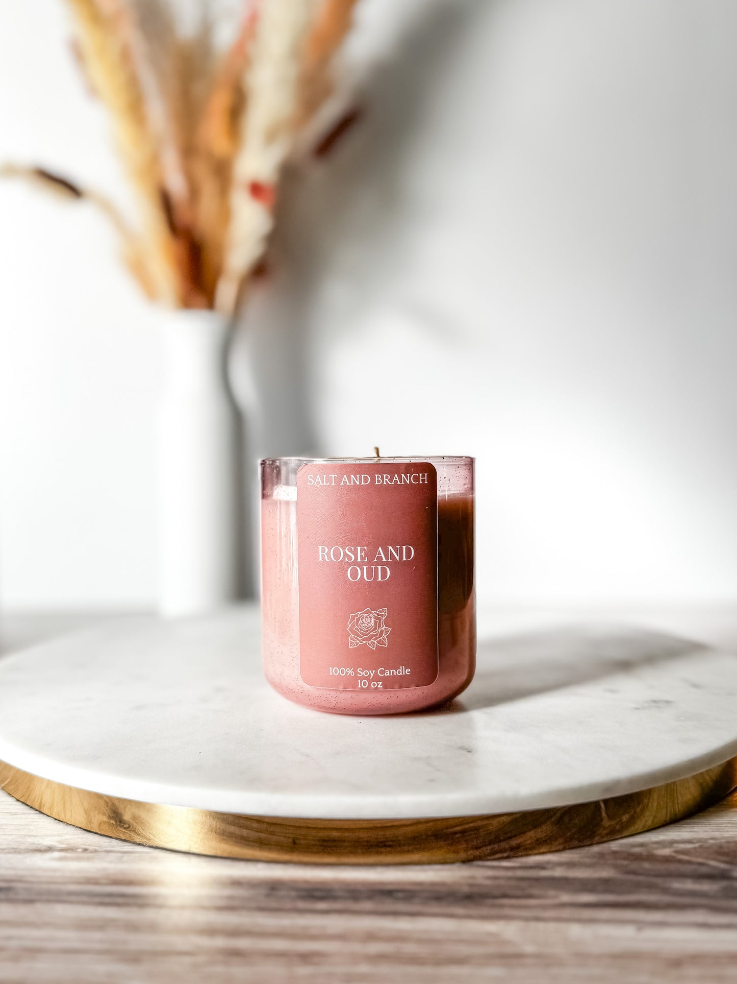 Rose and Oud Soy Candle