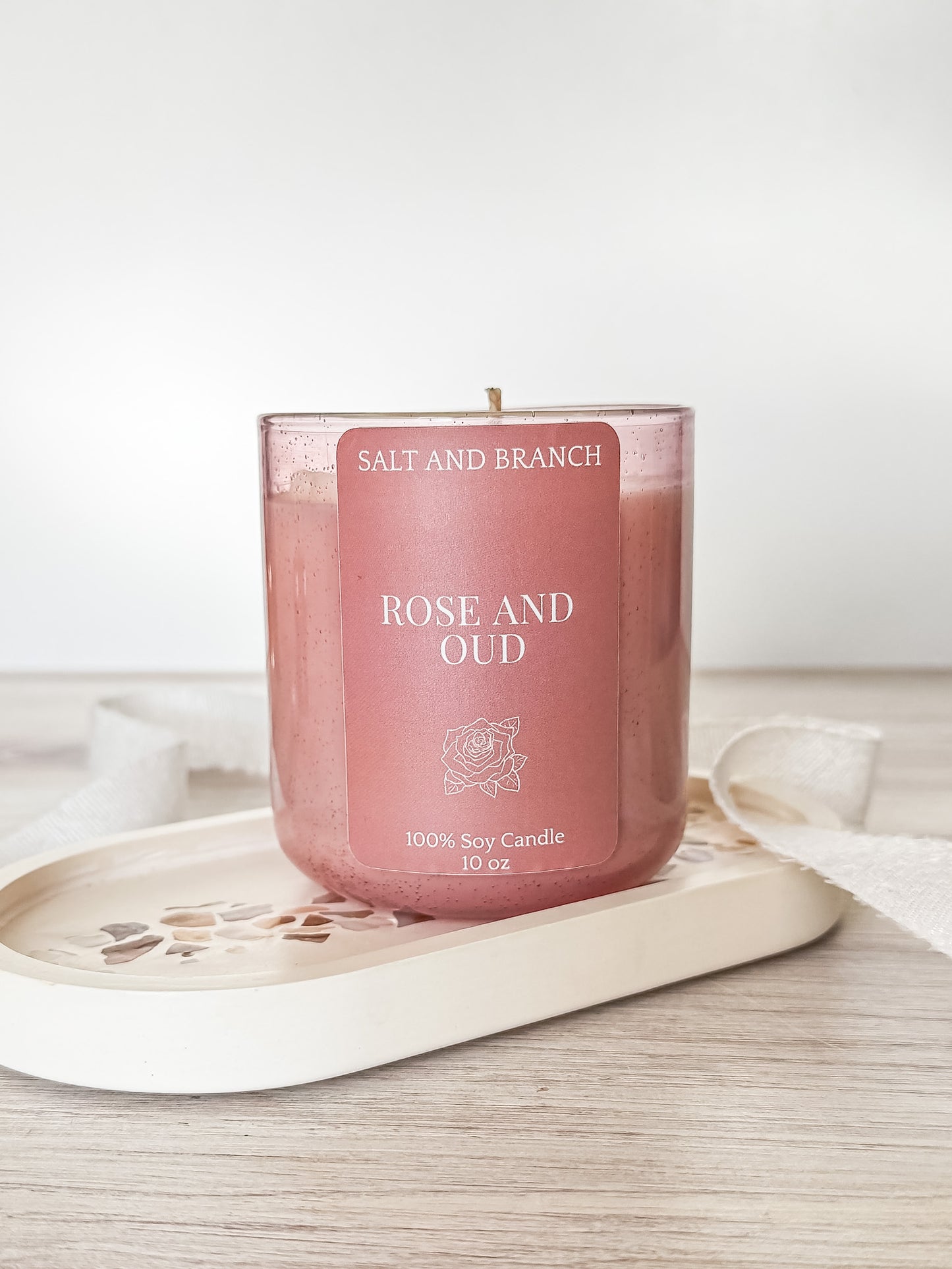 Rose and Oud Soy Candle