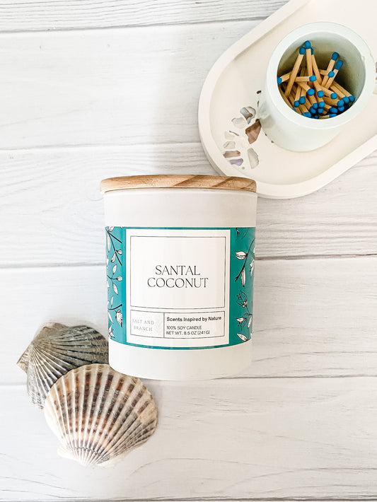 Santal Coconut Soy Candle - Salt and Branch