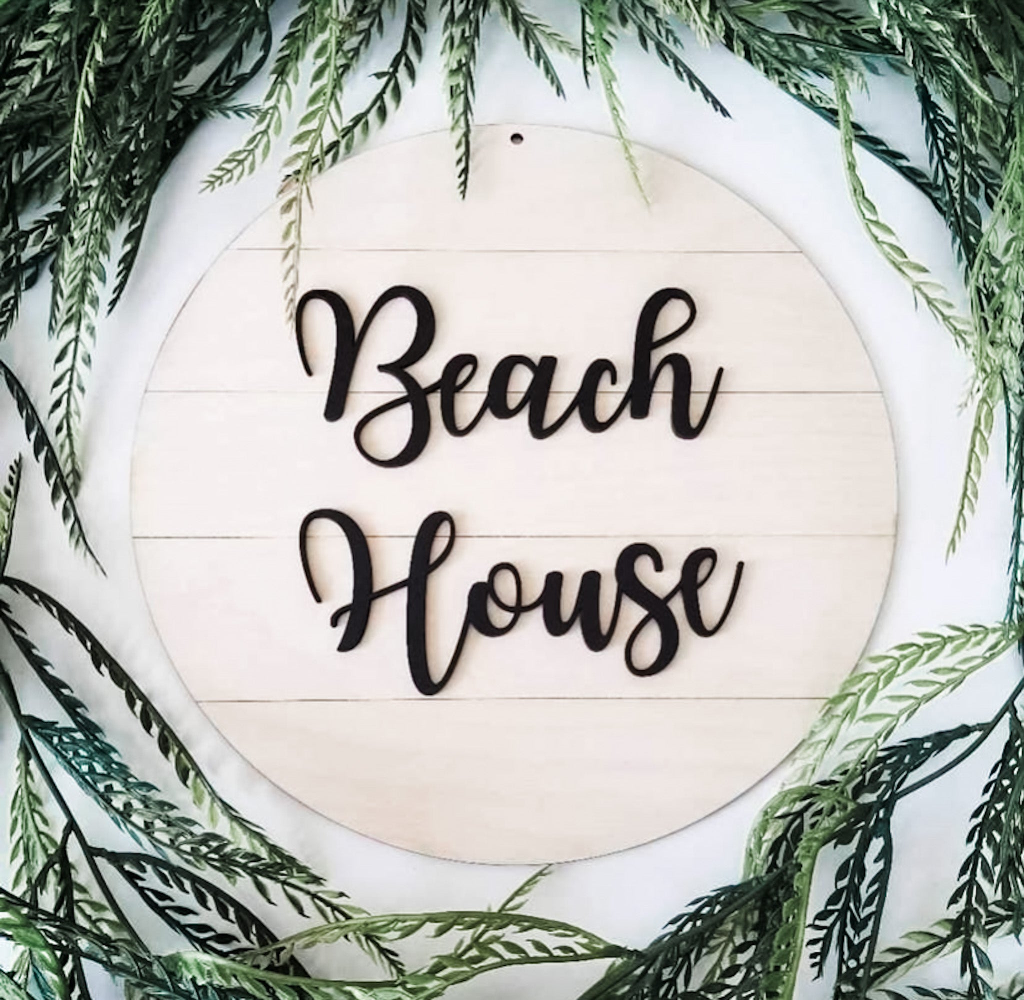 Shiplap Beach House Sign | Salt and Branch