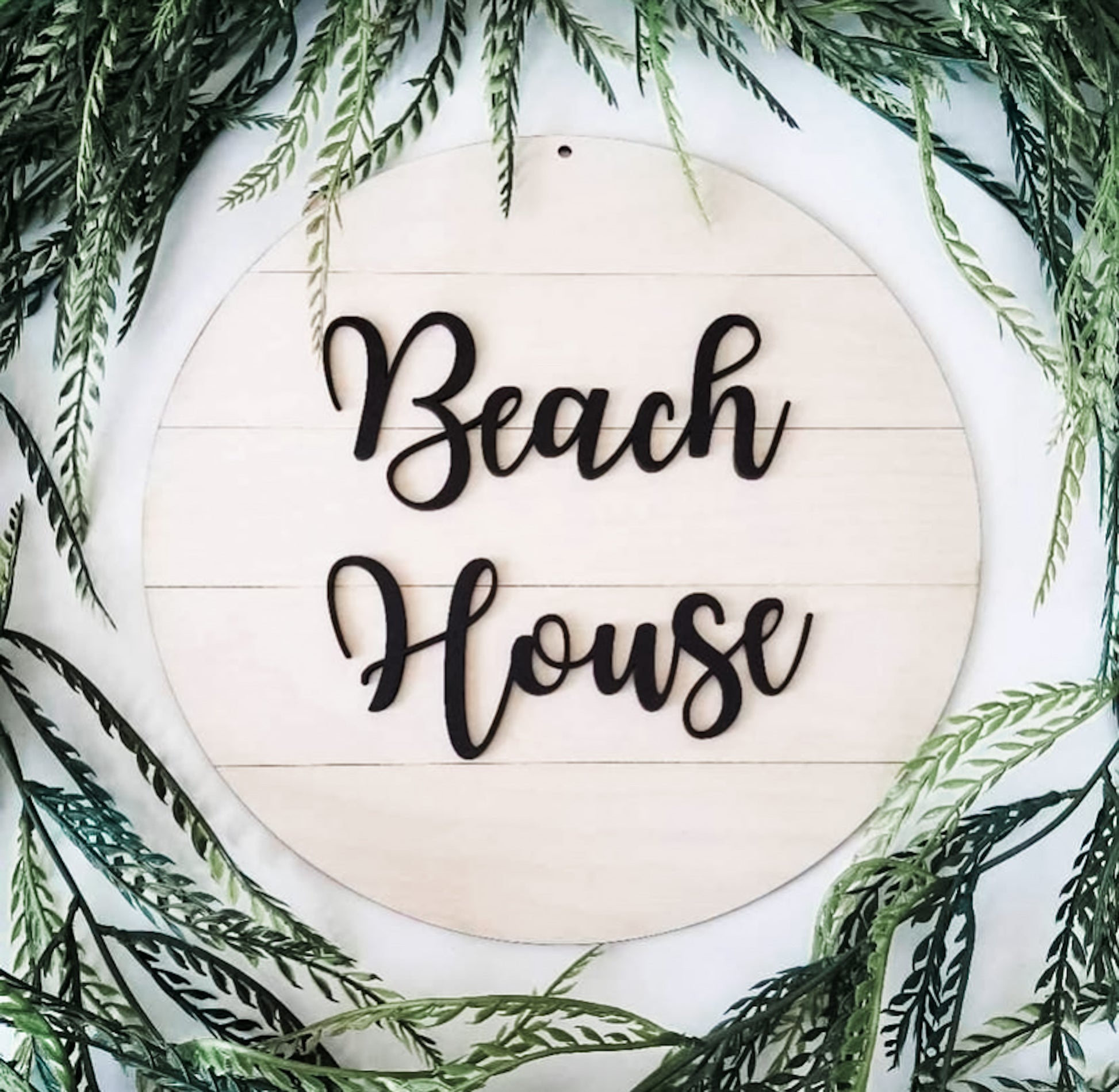 Shiplap Beach House Sign - Salt and Branch