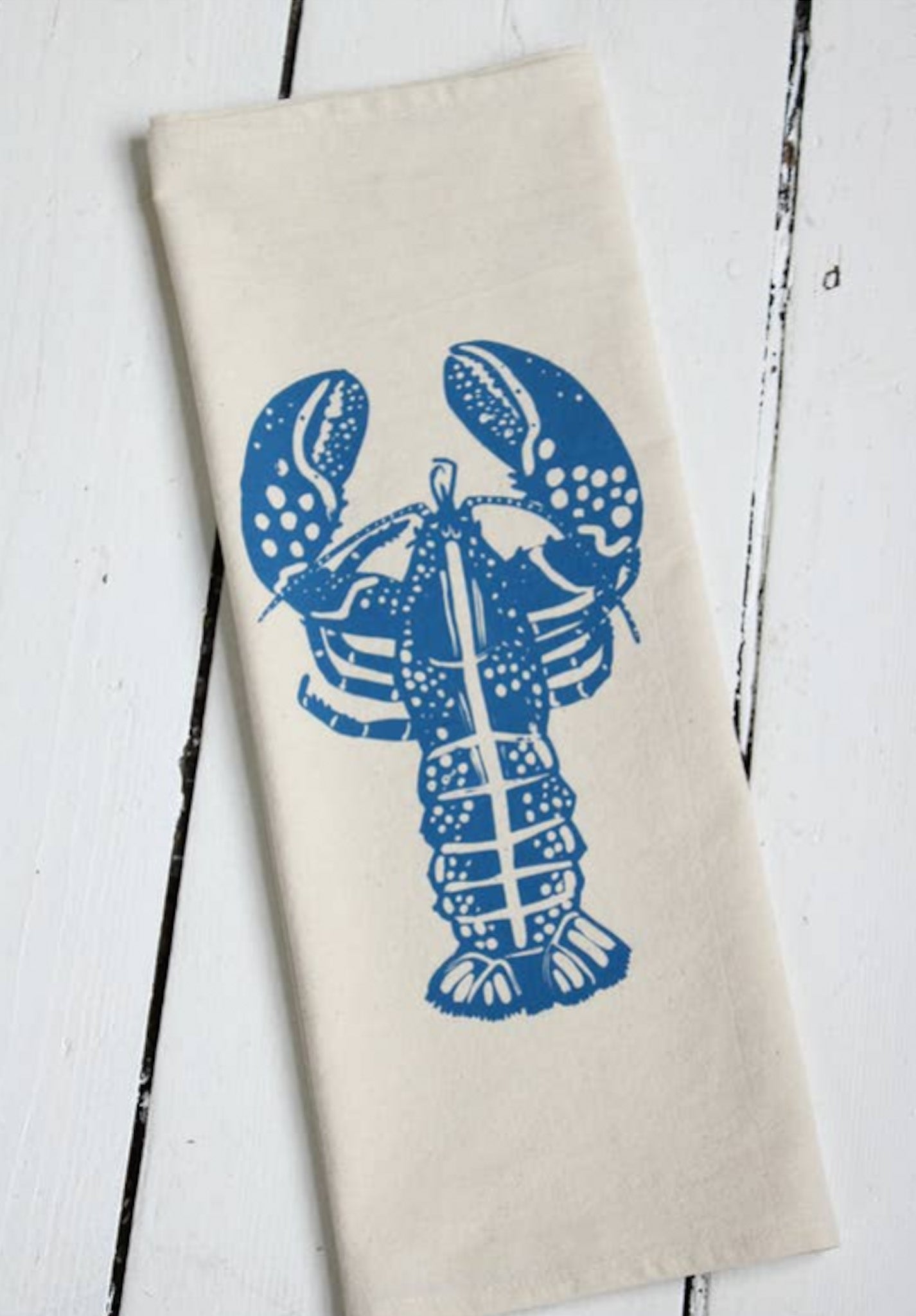 Blue Lobster Tea Towel - Salt and Branch