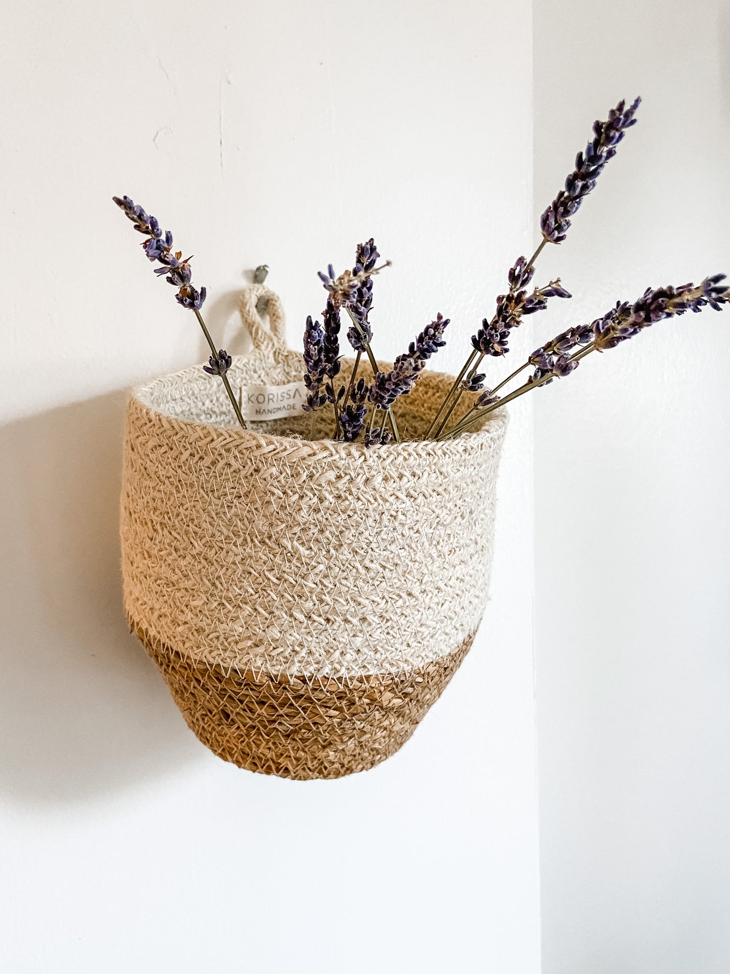 small seagrass basket