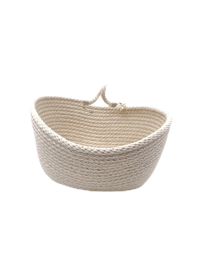 Small Hanging Oval Basket - Salt and Branch