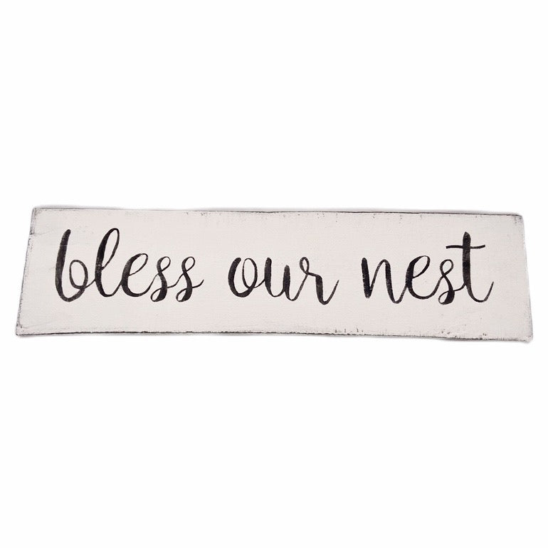Bless Our Nest sign - Salt and Branch