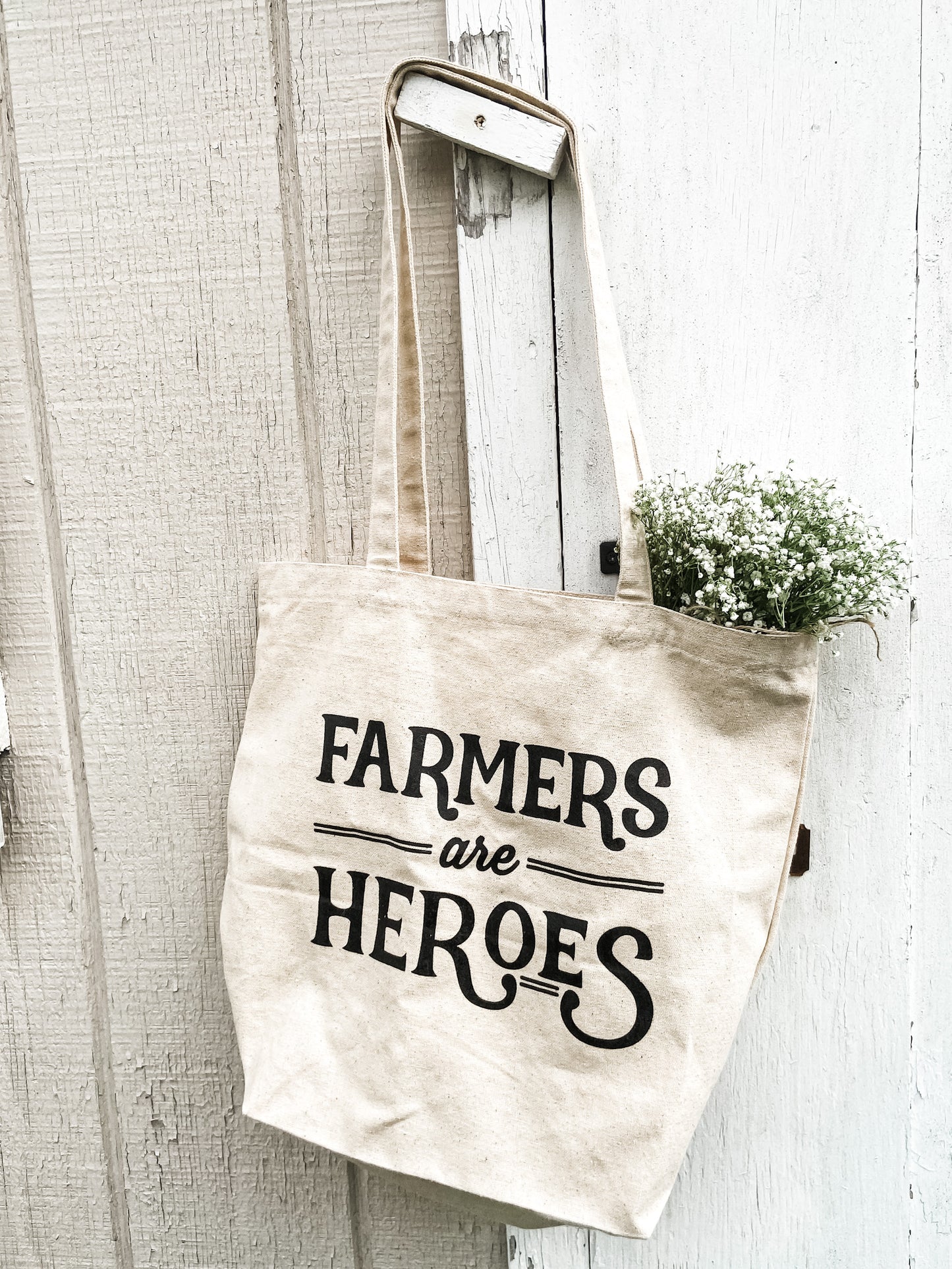 Farmers are Heroes Tote Bag - Salt and Branch