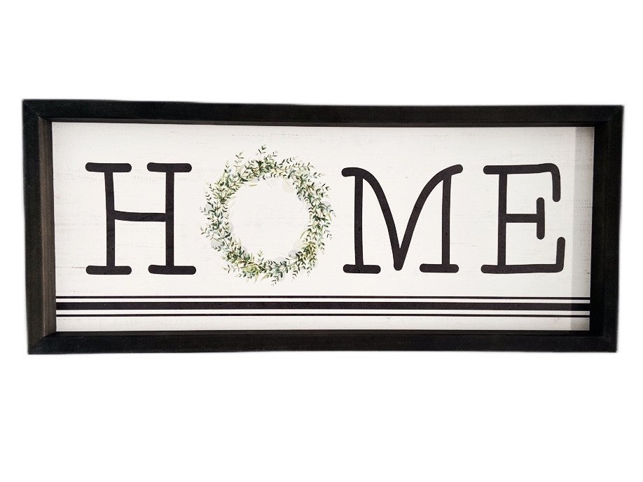 Home Wreath Sign - Salt and Branch