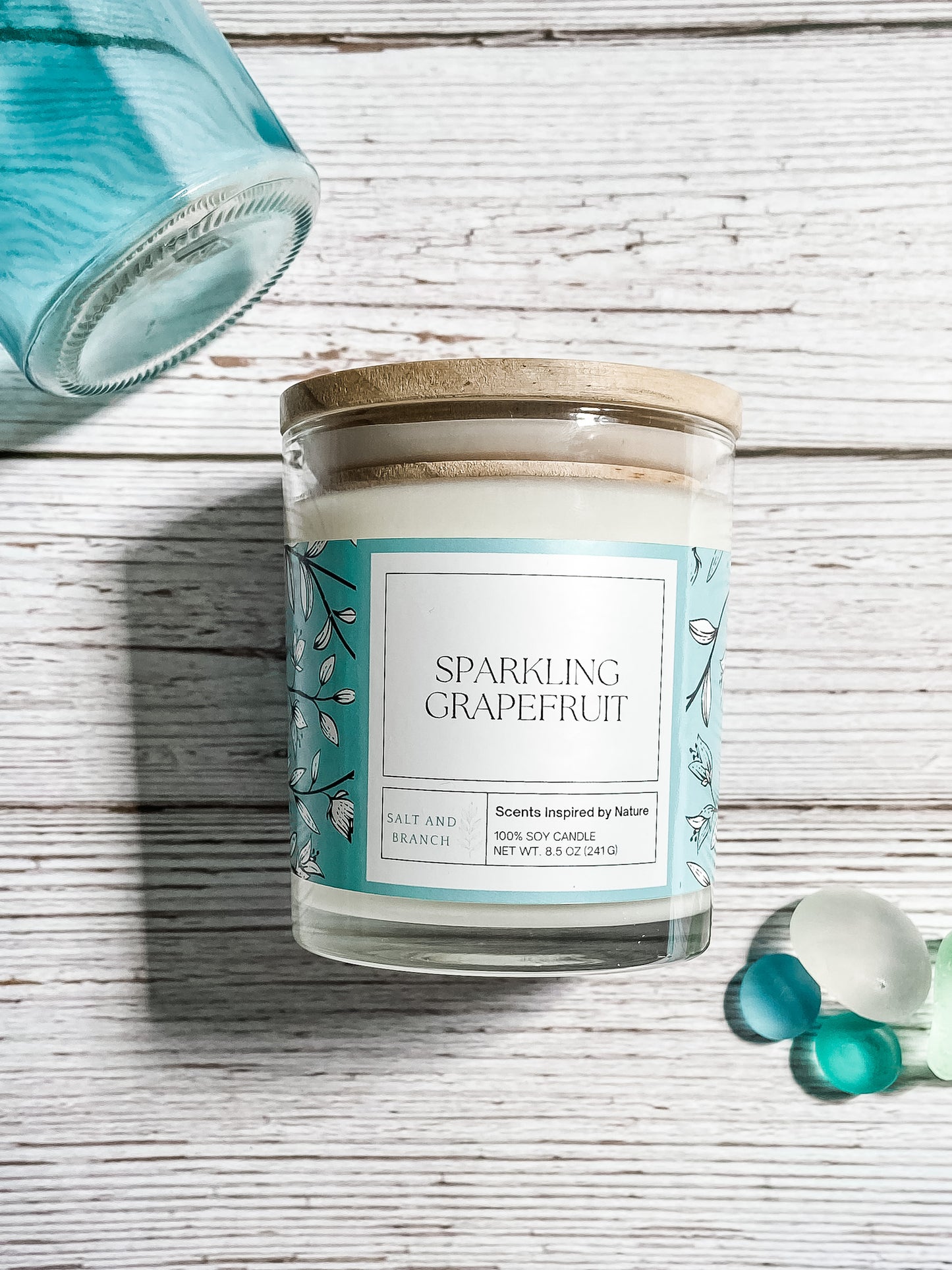 Sparkling Grapefruit Soy Candle - Salt and Branch