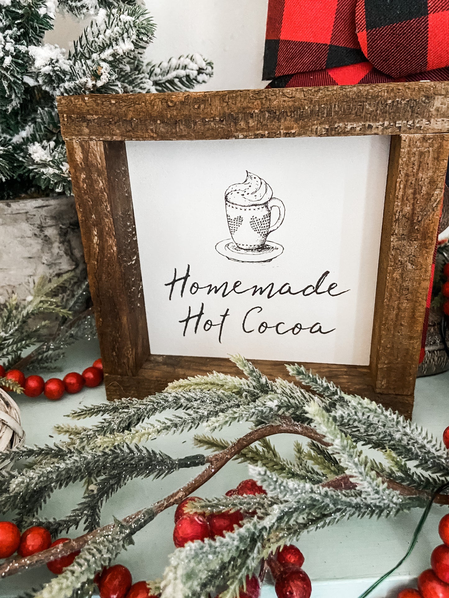 Homemade Hot Cocoa Mini Sign - Salt and Branch