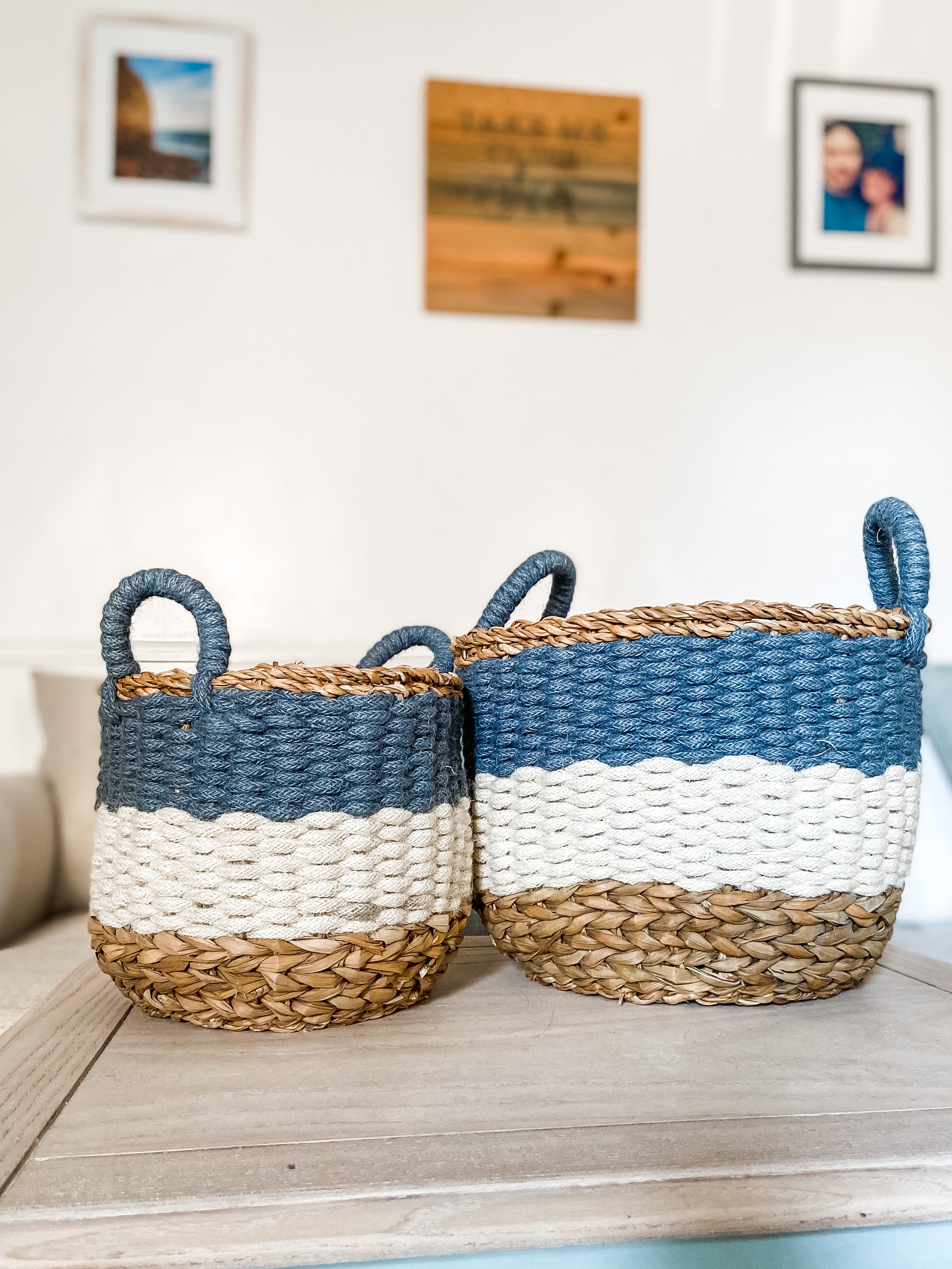 Ula Striped Baskets - Salt and Branch