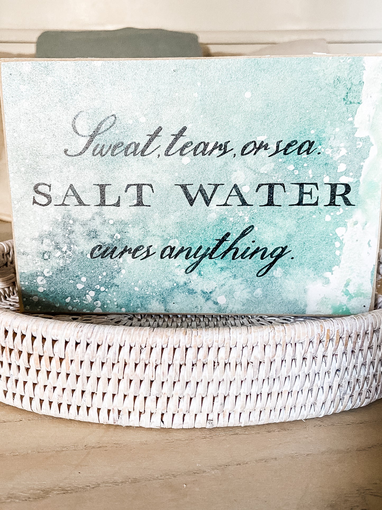 Salt Water Cures Everything Sign - Salt and Branch