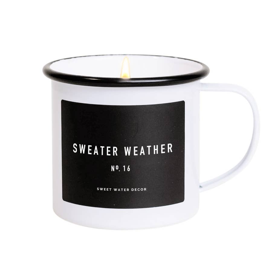 Sweater Weather Soy Mug Candle Sweet Water Decor