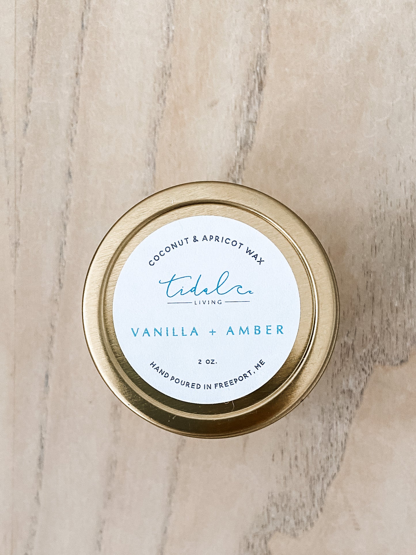 Vanilla and Amber Candle Tide and Isle