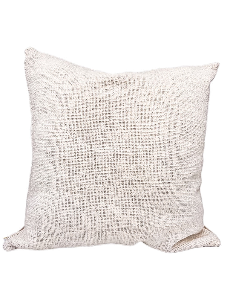 White Textured Pillow Cover - Salt and Branch