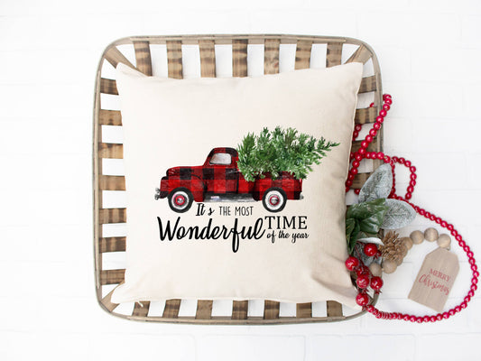 Most Wonderful Time of Year Pillow Cover - Salt and Branch