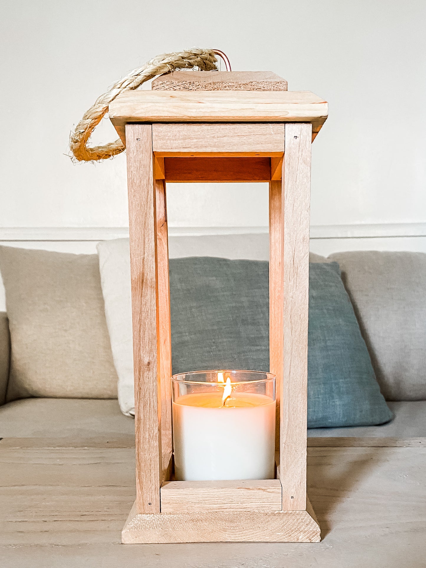 Wooden Lantern - Salt and Branch
